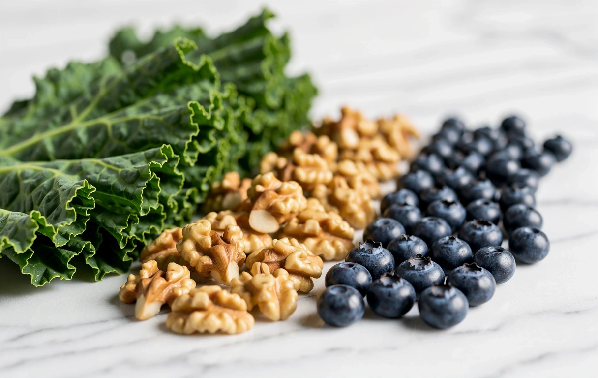 Frische Lebensmittel in systematischer Anordnung